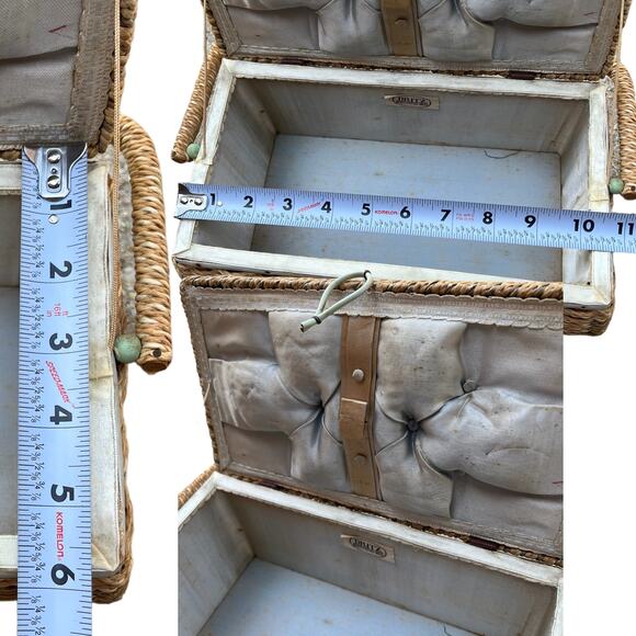 Dritz Handled Raised Sewing Storage Box - Picture 4 of 6